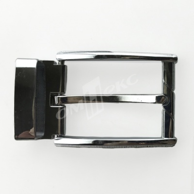 Пряжка металлическая для мужского ремня 845005А#2 (шир.ремня 40 мм), цв.-никель - купить в Владикавказе. Цена: 110.29 руб.
