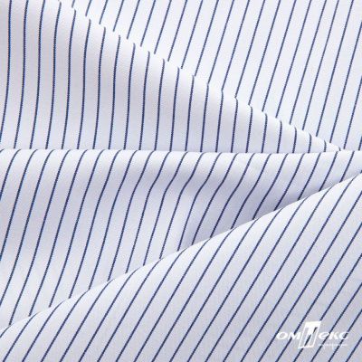 Ткань сорочечная Ронда, 115 г/м2, 58% пэ,42% хл, шир.150 см, цв.4-синяя, (арт.114) - купить в Владикавказе. Цена 306.69 руб.
