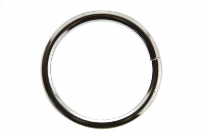 Кольцо металлическое d-38 мм, цв.-никель - купить в Владикавказе. Цена: 4.89 руб.
