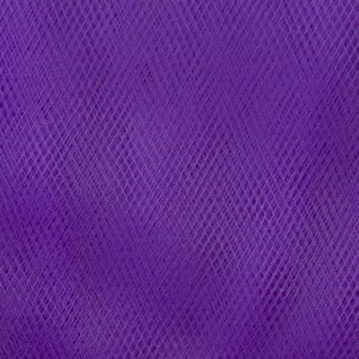 Фатин матовый 16-85, 12 гр/м2, шир.300см, цвет фиолетовый - купить в Владикавказе. Цена 96.31 руб.