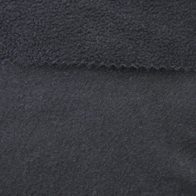 Флис DTY, 130 г/м2, шир. 150 см, цвет чёрный - купить в Владикавказе. Цена 694.22 руб.