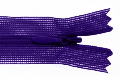 Молния потайная Т3 866, 20 см, капрон, цвет фиолетовый - купить в Владикавказе. Цена: 5.27 руб.