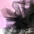 Евро-фатин горох, 100% полиэфир, 15 г/м2, 150 см. 16-167/черный - купить в Владикавказе. Цена 241.13 руб.