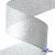 Лента металлизированная "ОмТекс", 50 мм/уп.22,8+/-0,5м, цв.- серебро - купить в Владикавказе. Цена: 149.71 руб.