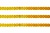 Пайетки "ОмТекс" на нитях, CREAM, 6 мм С / упак.73+/-1м, цв. 92 - золото - купить в Владикавказе. Цена: 484.77 руб.
