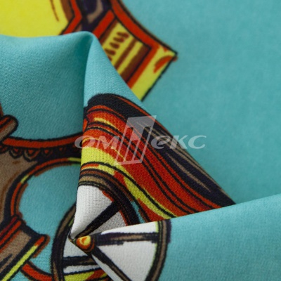 Плательная ткань "Фламенко" 16.2, 80 гр/м2, шир.150 см, принт этнический - купить в Владикавказе. Цена 241.49 руб.