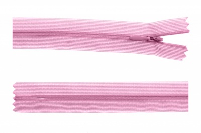 Молния потайная Т3 513, 20 см, капрон, цвет св.розовый - купить в Владикавказе. Цена: 5.12 руб.