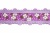 Тесьма декоративная 0385-6169, шир. 25 мм/уп. 22,8+/-1 м, цвет 01-фиолетовый - купить в Владикавказе. Цена: 387.43 руб.