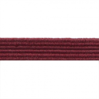 Резиновые нити с текстильным покрытием, шир. 6 мм ( упак.30 м/уп), цв.- 88-бордо - купить в Владикавказе. Цена: 155.22 руб.