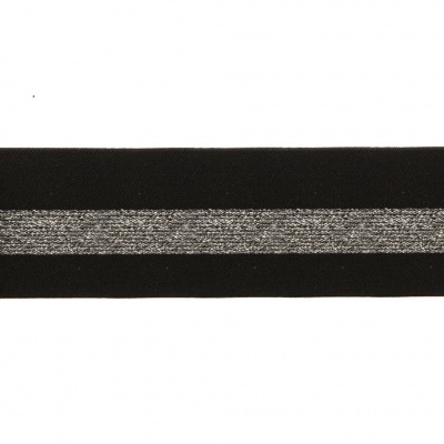 #2/6-Лента эластичная вязаная с рисунком шир.52 мм (45,7+/-0,5 м/бобина) - купить в Владикавказе. Цена: 69.33 руб.