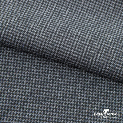 Ткань костюмная Пье-де-пуль 24013, 210 гр/м2, шир.150см, цвет чёрн/св.серый - купить в Владикавказе. Цена 334.18 руб.