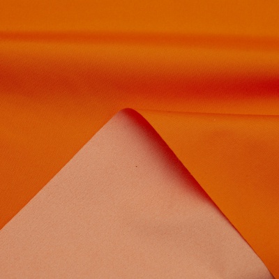 Курточная ткань Дюэл (дюспо) 16-1359, PU/WR/Milky, 80 гр/м2, шир.150см, цвет оранжевый - купить в Владикавказе. Цена 141.80 руб.