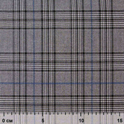 Ткань костюмная "Клер" 80% P, 16% R, 4% S, 200 г/м2, шир.150 см,#3 цв-серый/синий - купить в Владикавказе. Цена 412.02 руб.