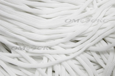 Шнур Т-02 (4с2) мелкое плетение 4мм 100 м белый - купить в Владикавказе. Цена: 2.50 руб.