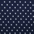 Креп стрейч Амузен, 85 г/м2, 19-3920 (т.синий)/белый крупный горох, шир.150 см - купить в Владикавказе. Цена 220.50 руб.