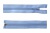 Спиральная молния Т5 351, 75 см, автомат, цвет св.голубой - купить в Владикавказе. Цена: 16.28 руб.