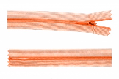 Молния потайная Т3 849, 50 см, капрон, цвет оранжевый - купить в Владикавказе. Цена: 8.87 руб.