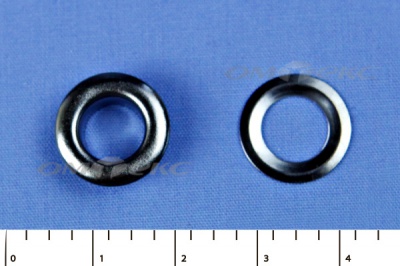 Люверсы металлические, блочка/кольцо, №5 (8 мм) упак.1000 шт- цв.никель - купить в Владикавказе. Цена: 392 руб.