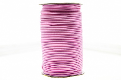 0370-1301-Шнур эластичный 3 мм, (уп.100+/-1м), цв.141- розовый - купить в Владикавказе. Цена: 459.62 руб.