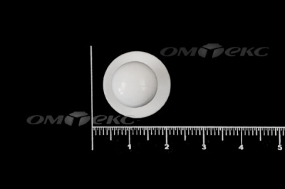 Пуговица поварская "Пукля", 10 мм, цвет белый - купить в Владикавказе. Цена: 2.28 руб.