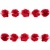 Тесьма плетеная "Рюш", упак. 9,14 м, цвет красный - купить в Владикавказе. Цена: 46.82 руб.