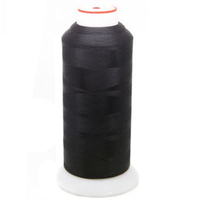Нитки текстурированные некручёные, намот. 5 000 м, цвет чёрный - купить в Владикавказе. Цена: 70.43 руб.