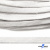Шнур плетеный d-8 мм плоский, 70% хлопок 30% полиэстер, уп.85+/-1 м, цв.1018-белый - купить в Владикавказе. Цена: 735 руб.