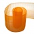 Лента капроновая "Гофре", шир. 110 мм/уп. 50 м, цвет оранжевый - купить в Владикавказе. Цена: 26.93 руб.