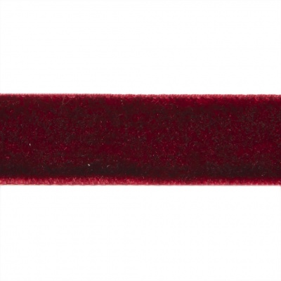 Лента бархатная нейлон, шир.12 мм, (упак. 45,7м), цв.240-бордо - купить в Владикавказе. Цена: 392 руб.