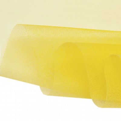 Фатин жесткий 16-68, 22 гр/м2, шир.180см, цвет жёлтый - купить в Владикавказе. Цена 90.20 руб.