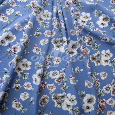 Плательная ткань "Фламенко" 12.1, 80 гр/м2, шир.150 см, принт растительный - купить в Владикавказе. Цена 241.49 руб.
