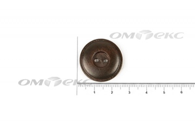 Пуговица деревянная круглая №54 (25мм) - купить в Владикавказе. Цена: 4.12 руб.