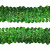 Тесьма с пайетками D4, шир. 30 мм/уп. 25+/-1 м, цвет зелёный - купить в Владикавказе. Цена: 1 087.39 руб.