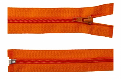 Спиральная молния Т5 849, 50 см, автомат, цвет оранжевый - купить в Владикавказе. Цена: 13.41 руб.