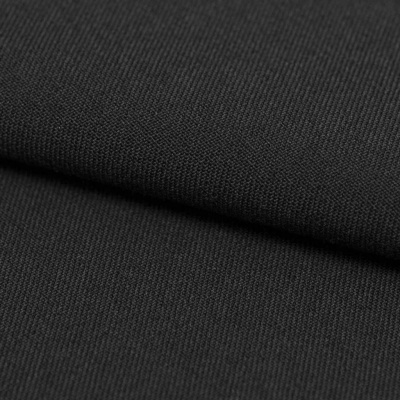Костюмная ткань с вискозой "Рошель", 250 гр/м2, шир.150см, цвет чёрный - купить в Владикавказе. Цена 438.12 руб.