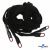 Шнурки #106-01, плоские 130 см, декор.наконечник, цв.чёрный - купить в Владикавказе. Цена: 43.98 руб.