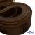 Регилиновая лента, шир.65мм, (уп.25 ярд), цв.- коричневый - купить в Владикавказе. Цена: 499.43 руб.