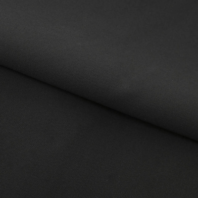 Костюмная ткань "Элис", 200 гр/м2, шир.150см, цвет чёрный - купить в Владикавказе. Цена 306.20 руб.