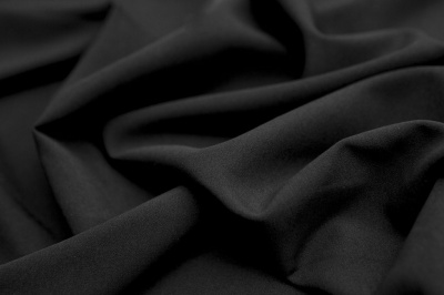 Костюмная ткань с вискозой "Флоренция", 195 гр/м2, шир.150см, цвет чёрный - купить в Владикавказе. Цена 502.24 руб.