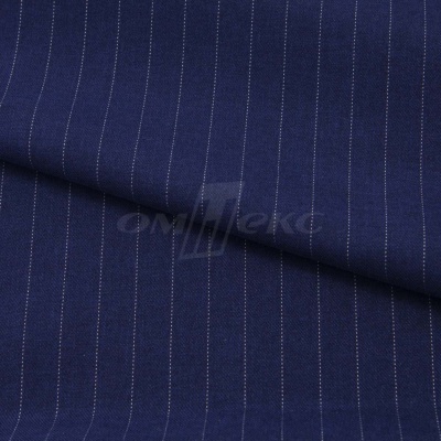 Костюмная ткань "Жаклин", 188 гр/м2, шир. 150 см, цвет тёмно-синий - купить в Владикавказе. Цена 426.49 руб.
