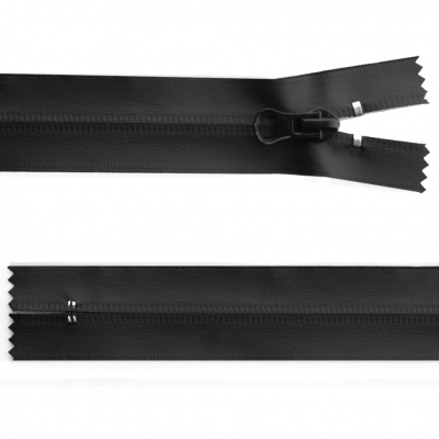 Молния водонепроницаемая PVC Т-7, 20 см, неразъемная, цвет чёрный - купить в Владикавказе. Цена: 21.56 руб.