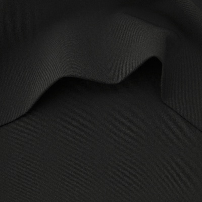 Костюмная ткань с вискозой "Меган", 210 гр/м2, шир.150см, цвет чёрный - купить в Владикавказе. Цена 378.55 руб.