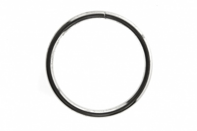 Кольцо металлическое №40 мм, цв.-никель - купить в Владикавказе. Цена: 4.45 руб.