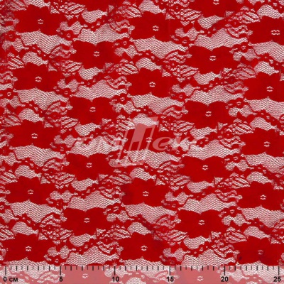 Кружевное полотно стрейч 15A61/RED, 100 гр/м2, шир.150см - купить в Владикавказе. Цена 1 580.95 руб.