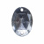 Стразы пришивные акриловые арт.#39/10 - "Кристал", 10х14 мм - купить в Владикавказе. Цена: 0.69 руб.