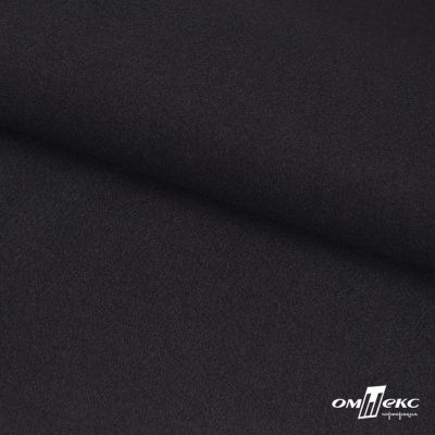 Трикотажное полотно "Монне" 100% полиэстр, 152см, 350 г/м2, чёрный, м - купить в Владикавказе. Цена 385 руб.