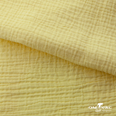 Ткань Муслин, 100% хлопок, 125 гр/м2, шир. 135 см (12-0824) цв.лимон нюд - купить в Владикавказе. Цена 337.25 руб.