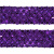 Тесьма с пайетками 12, шир. 35 мм/уп. 25+/-1 м, цвет фиолет - купить в Владикавказе. Цена: 1 308.30 руб.
