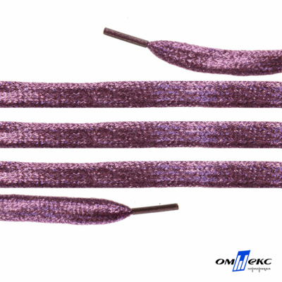 Шнурки #107-01, плоские 130 см, цв.розовый металлик - купить в Владикавказе. Цена: 35.45 руб.