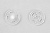 Кнопки пришивные пластиковые 13 мм, блистер 24шт, цв.-прозрачные - купить в Владикавказе. Цена: 62.27 руб.